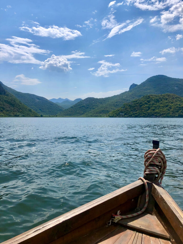 excursion en bateau sur le lac de Skadar