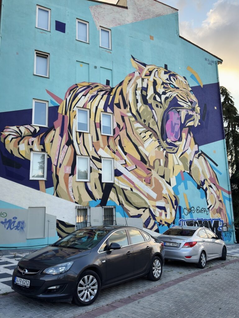 istanbul kadikoy fresque tigre