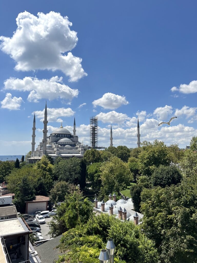 istanbul mosquee bleue vue