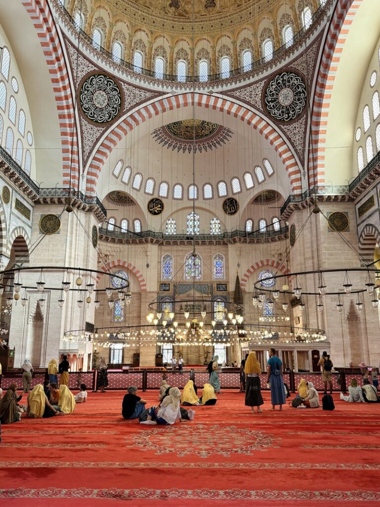 istanbul mosquee soliman tapis