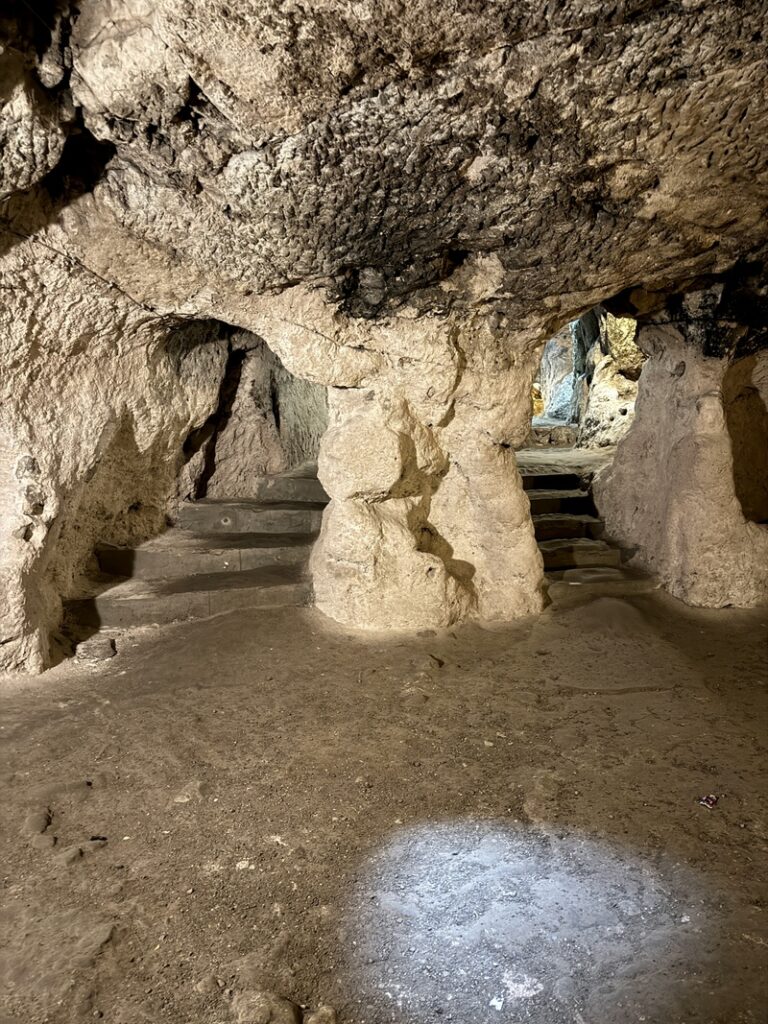 cappadoce detail de derinkuyu la ville souterraine