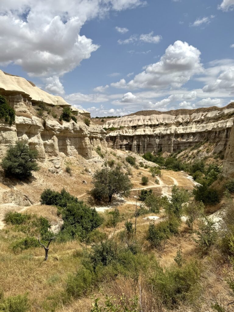 cappadoce falaise dans la pigeon valley