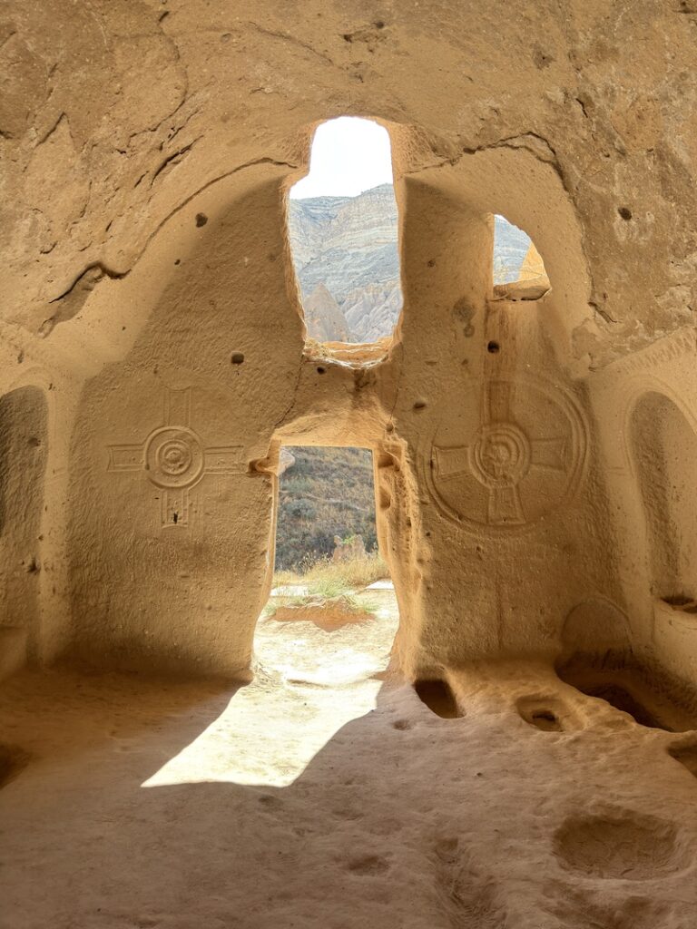 cappadoce interieur du musee de zelve