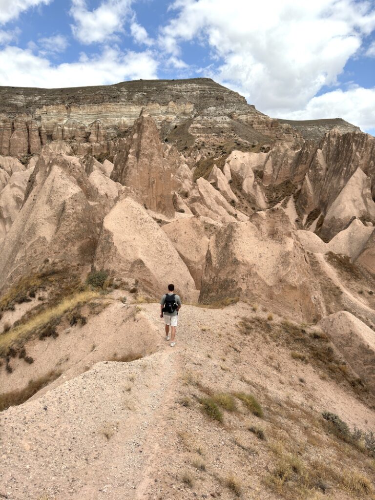 cappadoce marche dans la rose valley