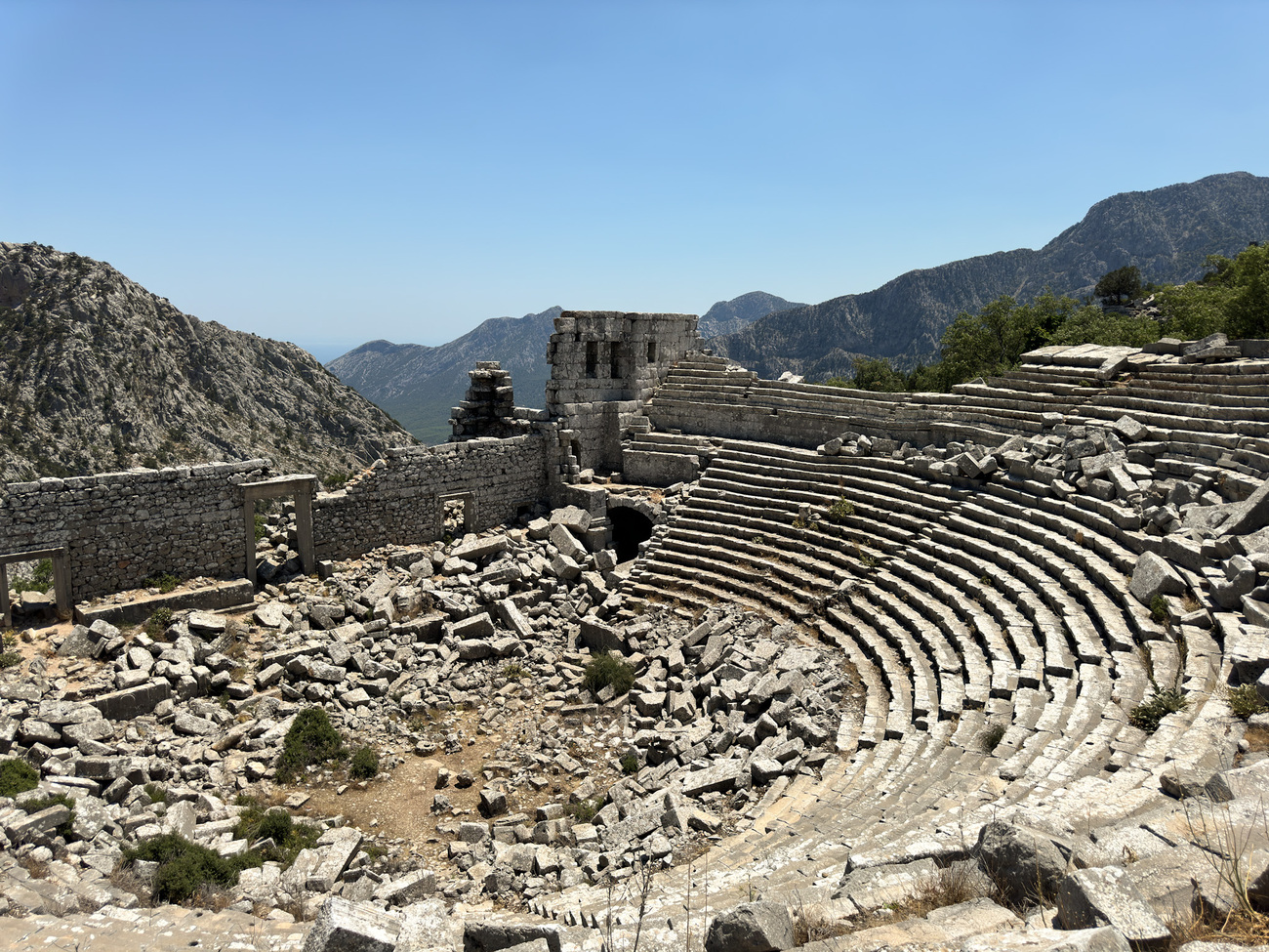 theatre termessos paysage