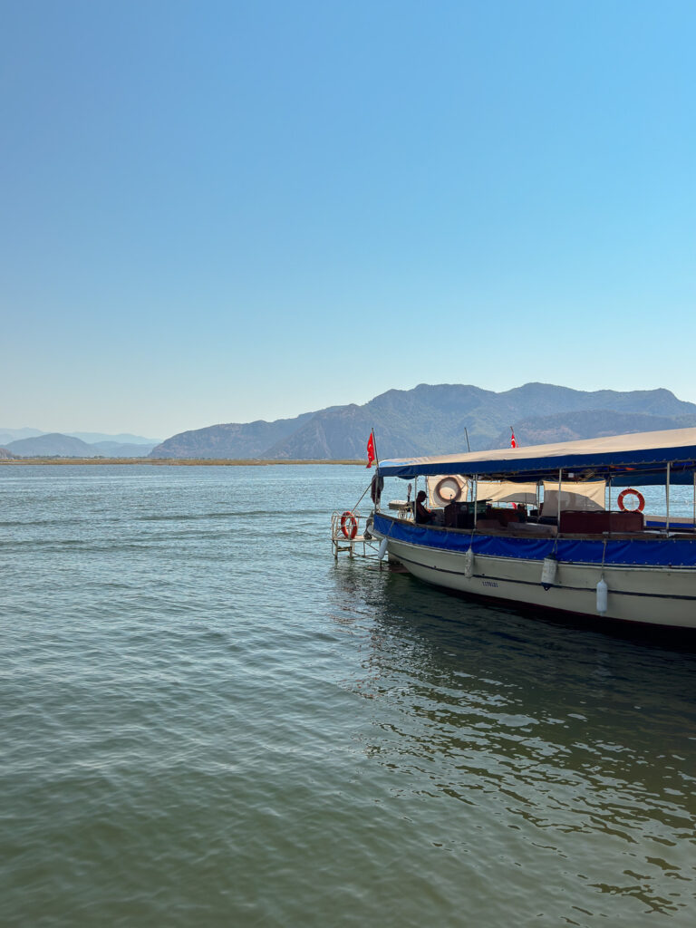 Croisière bateau Dalyan Turquie