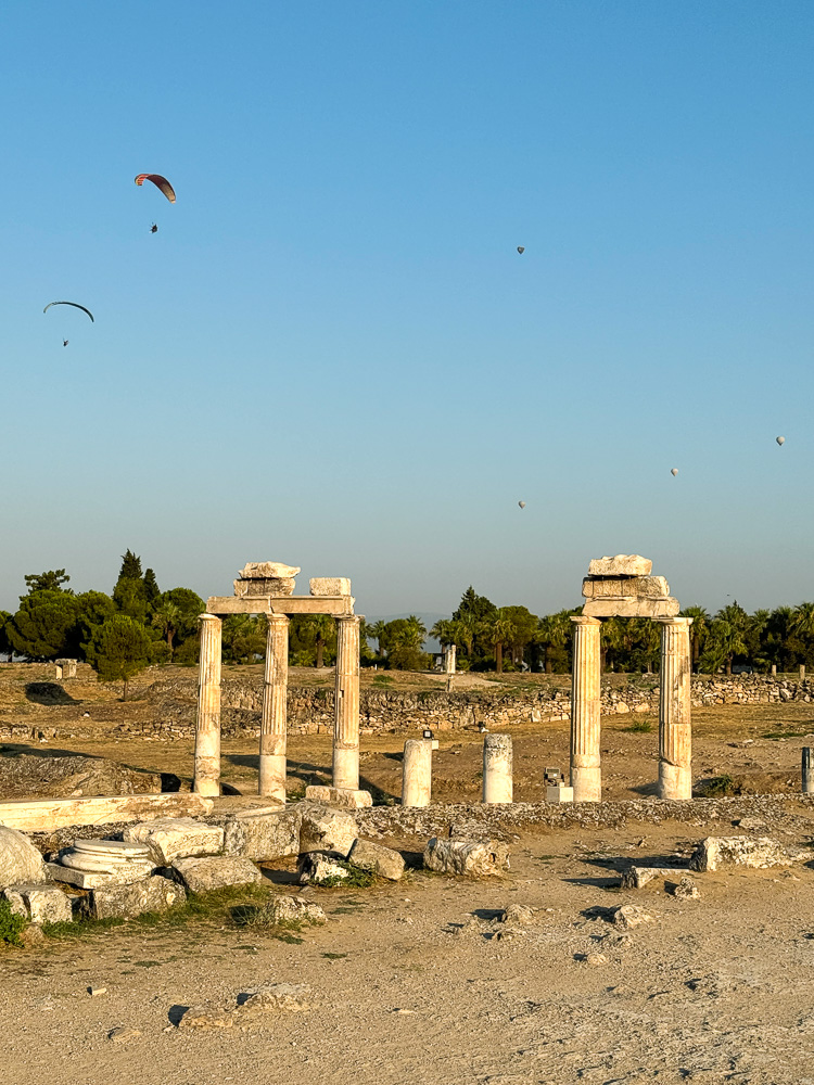 Entrée Pamukkale parapentes