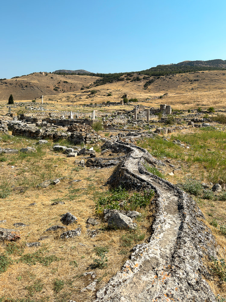 Hiérapolis canalisations