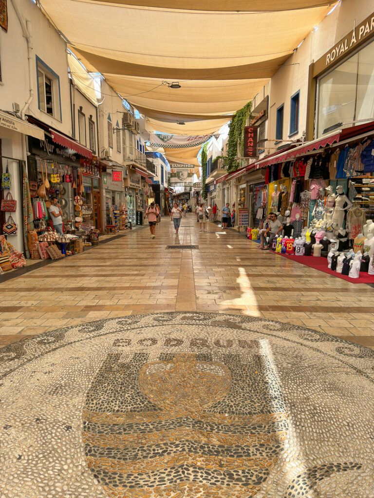 Rue centre ville Bodrum Turquie