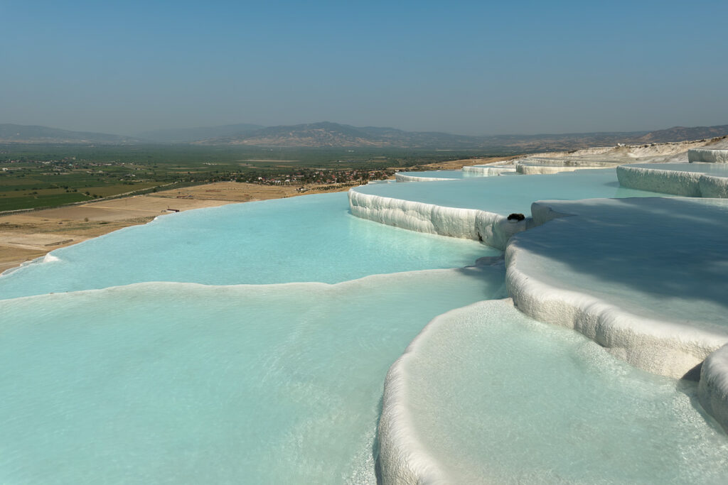 Vasques Pamukkale vue montagne