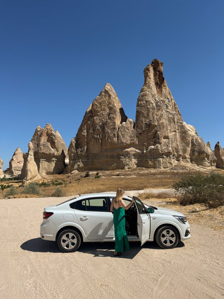 Julie voiture Cappadoce